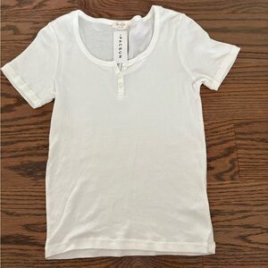 Pacsun white long sleeve tight shirt